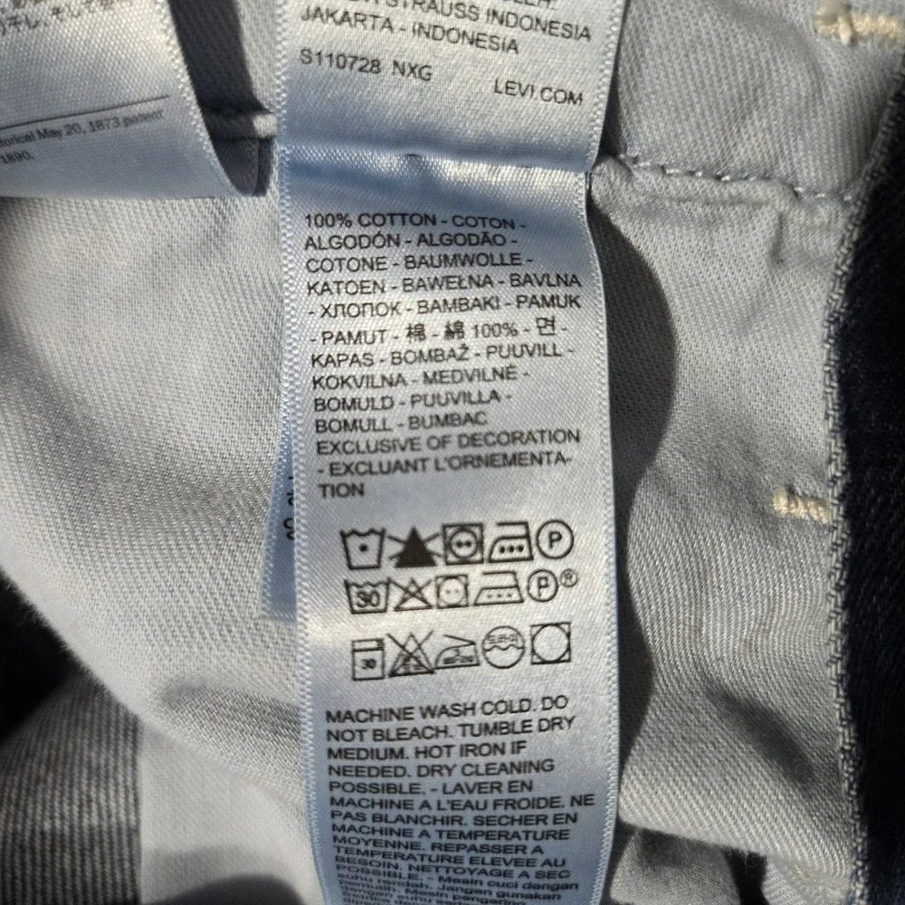 $120 Levis Workwear Loose Overalls Mens Size XL Denim Cotton Blue